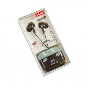 هندزفری فانتزی طرح پری Casni SC-193 big eyed elf wired earphones with storage bag