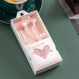 هندزفری فانتزی قلبی Casni SC-182 heart box shape earphones