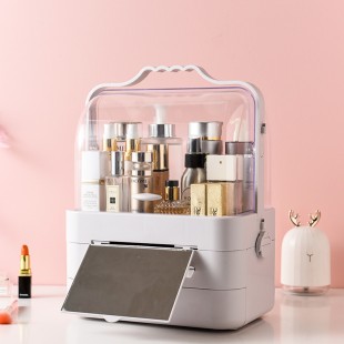 باکس حرفه‌ای لوازم آرایشی Portable makeup organizer box with drawers