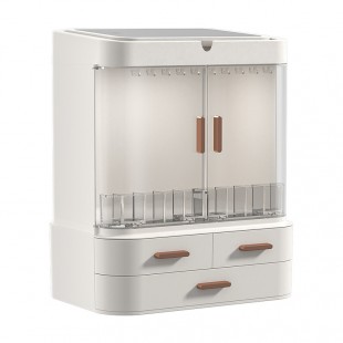 باکس حرفه‌ای لوازم آرایشی Beli cosmetic storage box with LED mirror
