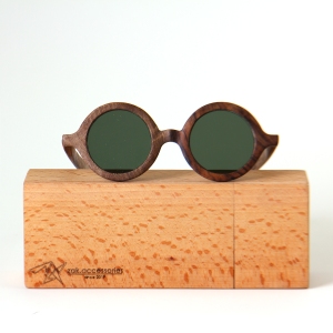 عینک چوبی مدل راند
