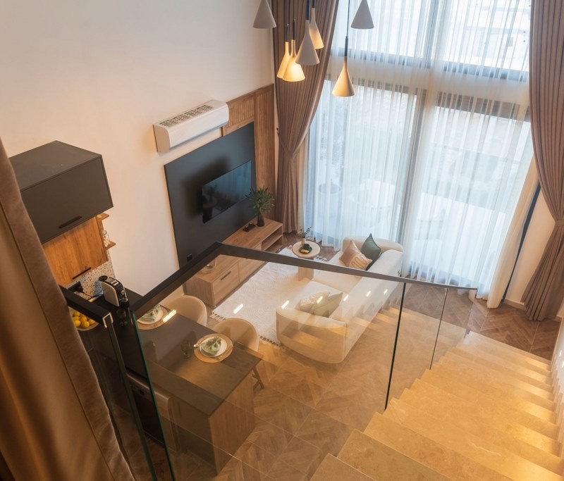 دو خوابه دوبلکس در نزدیکترین لوکیشن به دریای مدیترانه