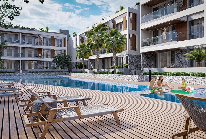 واحد دو خوابه  پنت هاوس آماده تحویل در آلسانجاک