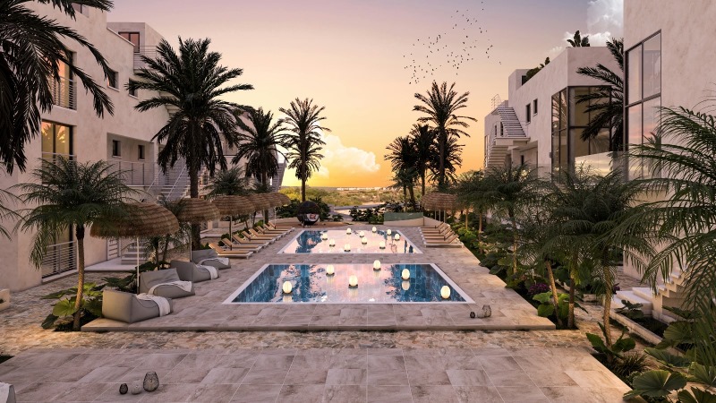 فروش واحد یکخوابه 42 متری + 10 مترمربع تراس در بهترین لوکیشن قبرس شمالی