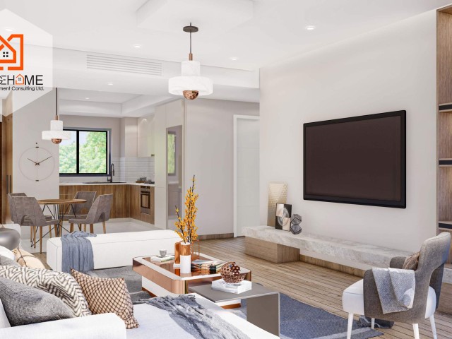 آپارتمان دو خوابه با حیاط اختصاصی در منطقه زیبا ی تاتلیسو