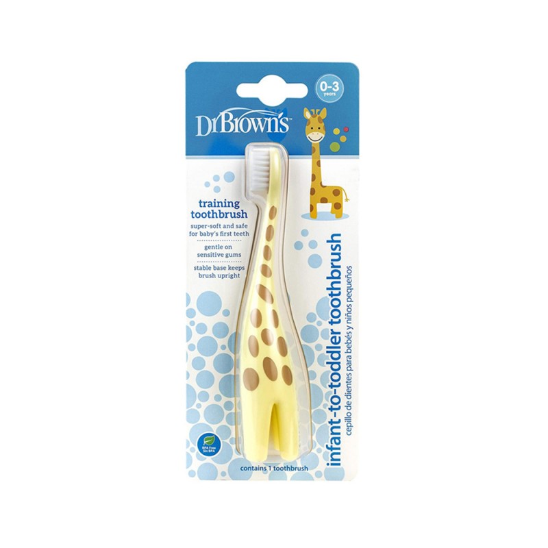 مسواک 0 تا 3 سال دکتر بروان dr brown طرح زرافه