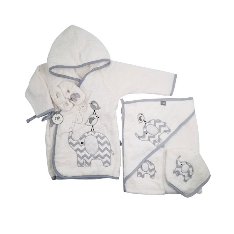 ست حوله نوزاد 5 تکه مادرکر Mothercare طرح فیل