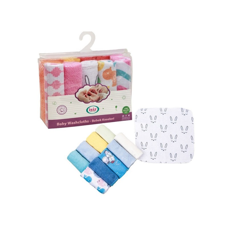 حوله دست و صورت  ایس ایز Isiz بسته 10 عددی