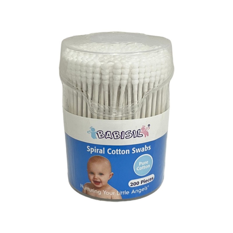 گوش پاک کن نوزاد بی بی سیل Babisil بسته 200 عددی