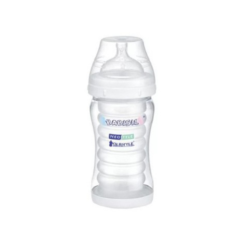 شیشه شیر 0+ ماه بی بی سیل Babisil ظرفیت 220 میلی لیتر