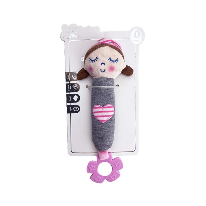 جغجغه سوسیسی دندان گیر دار بیبی فور لایف  Baby4Life