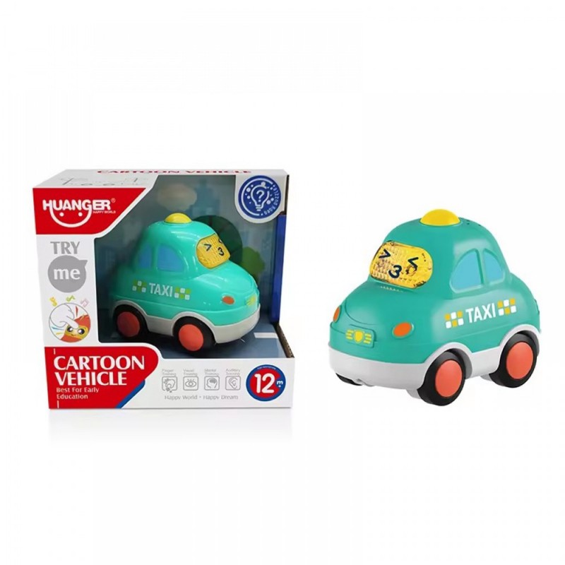 اسباب بازی ماشین موزیکال هانگر Huanger طرح تاکسی