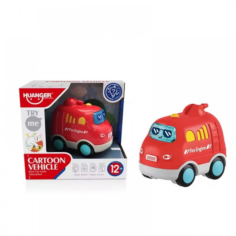 اسباب بازی ماشین  موزیکال هانگر Huanger طرح آتش نشانی