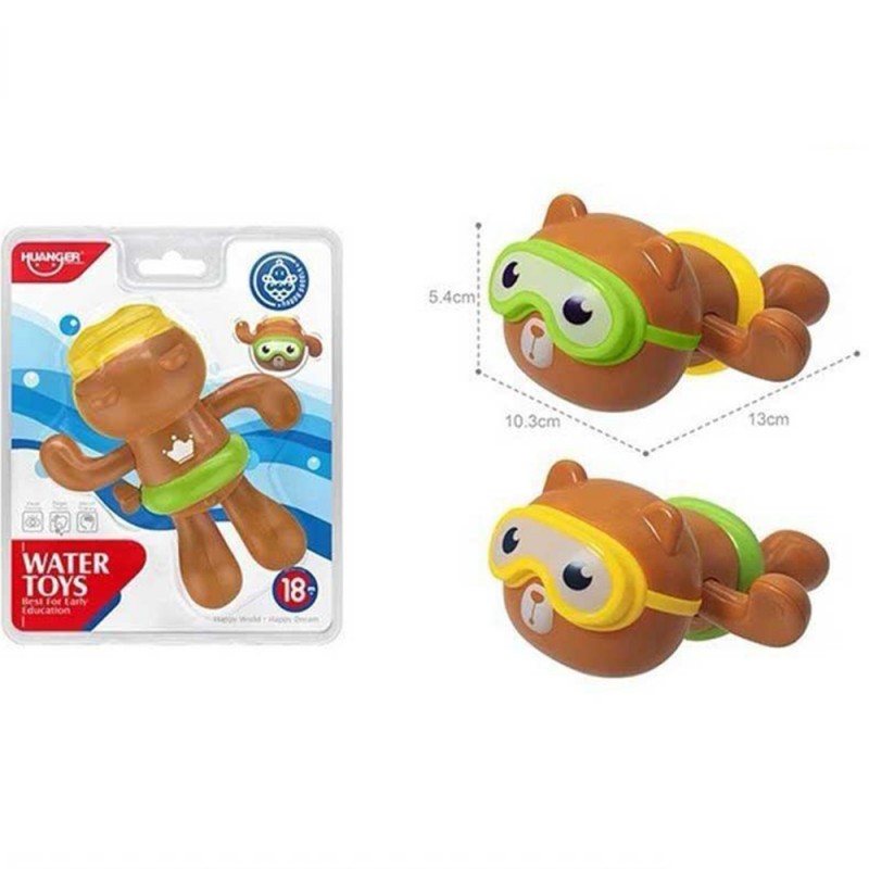 اسباب بازی حمام کوکی  هانگر Huanger طرح خرس