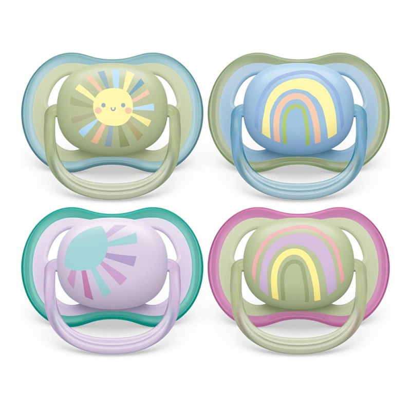 پستانک ارتودنسی 6-0 ماه فیلیپس اونت Philips Avent بسته دو عددی کد SCF085/30