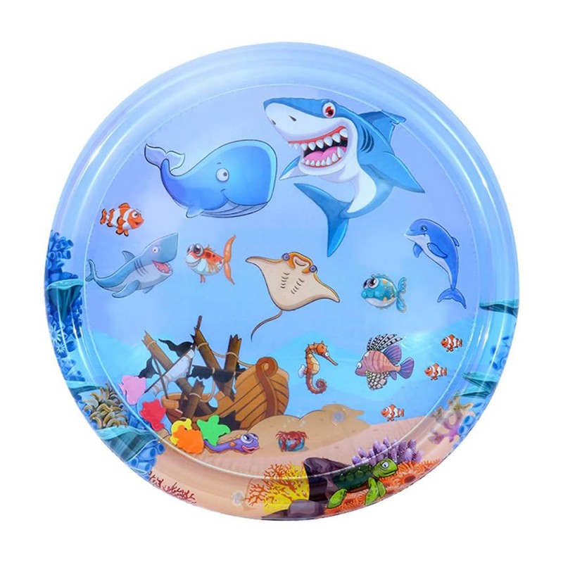 واتر مت گرد طرح کوسه