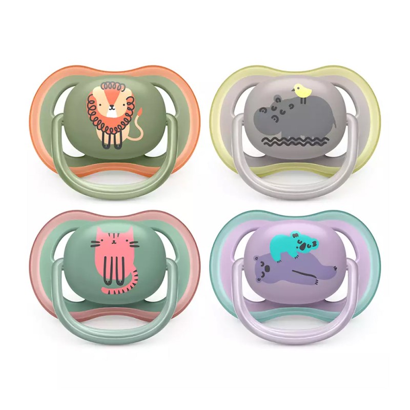 پستانک ارتودنسی  18-6 ماه فیلیپس اونت Philips Avent بسته دو عددی  SCF085/18-19