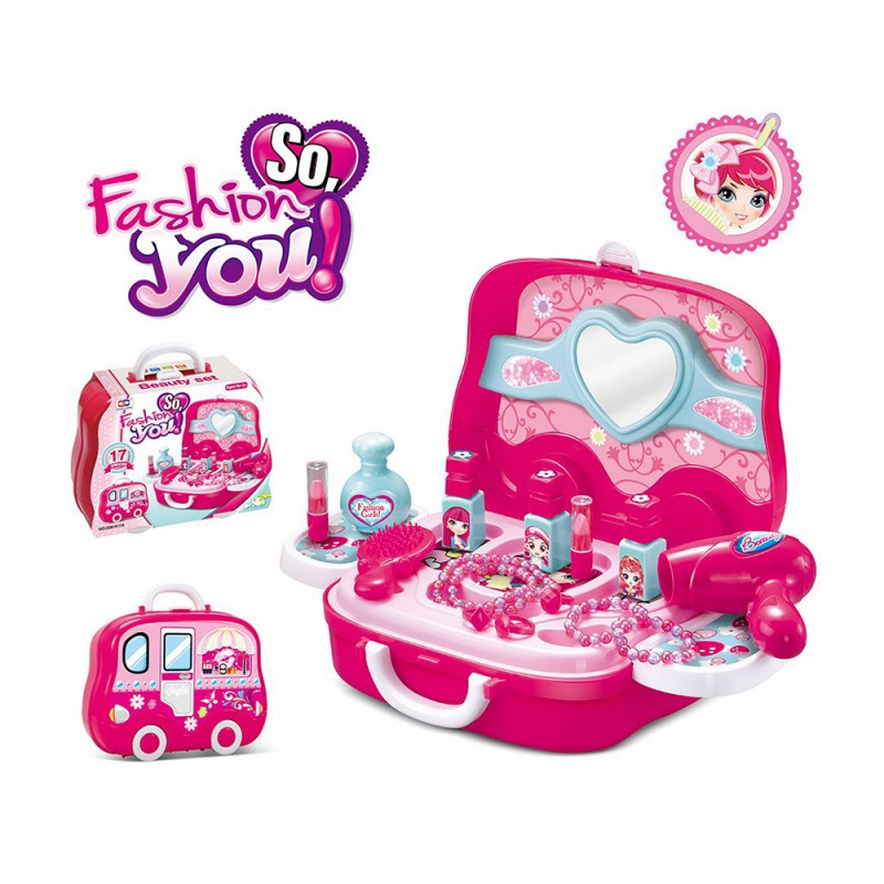 ست اسباب بازی لوازم آرایشی کیفی