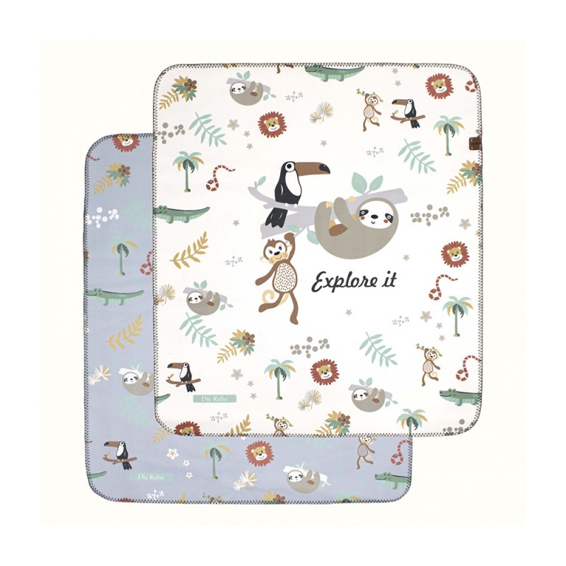 زیرانداز تعویض نوزاد دی روحه Die Ruhe طرح جنگل