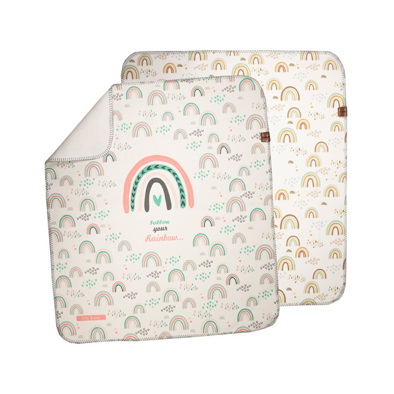 زیرانداز تعویض نوزاد دی روحه Die Ruhe طرح رنگین کمان