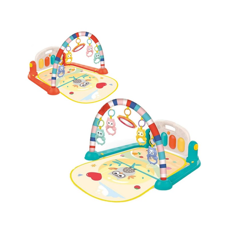 تشک بازی پیانویی نوزاد  هانگر Huanger  طرح جغد