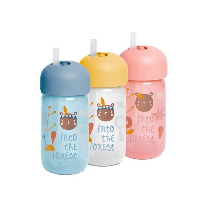 لیوان نی دار طرح جنگل سواوینکس Suavinex ظرفیت 340 میلی لیتر