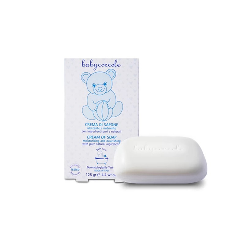 صابون بچه بیبی کوکول baby coccole حجم 125 گرم