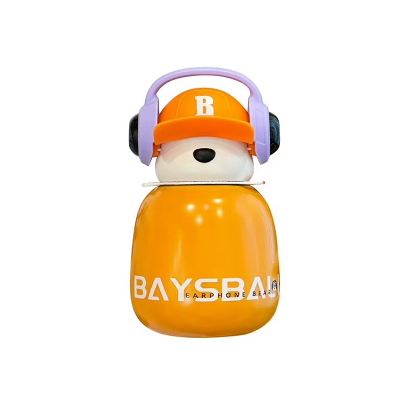 فلاسک استیل نی دار کودک بیسبال Baysball ظرفیت 460 میلی لیتر