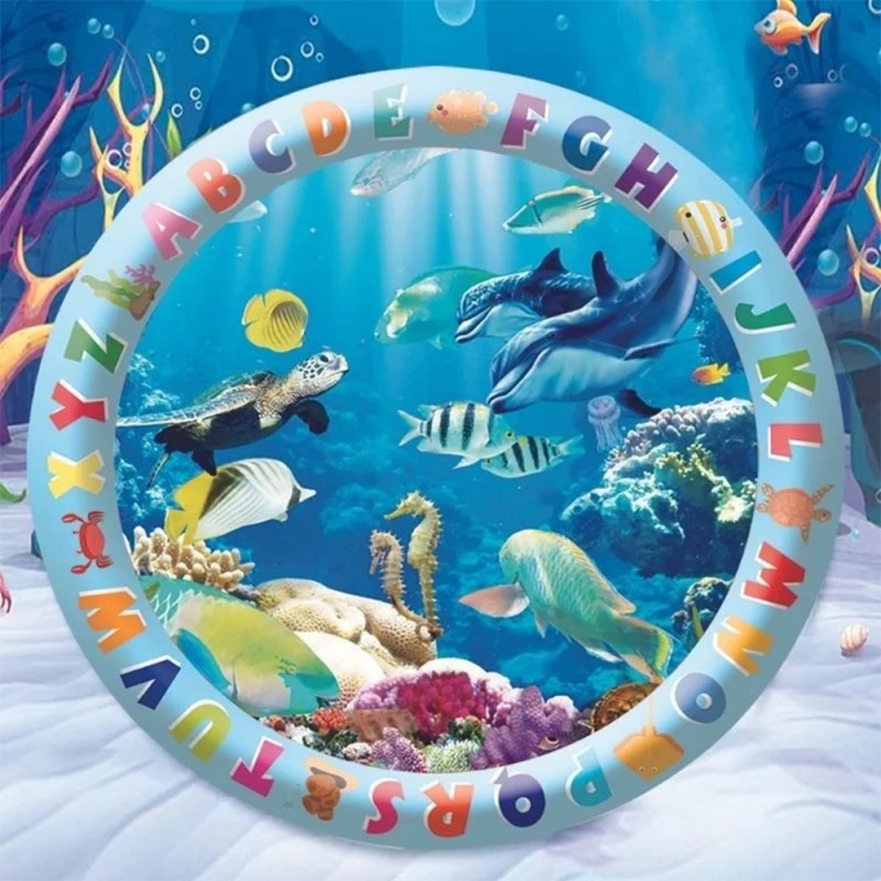 واتر مت گرد طرح لاکپشت