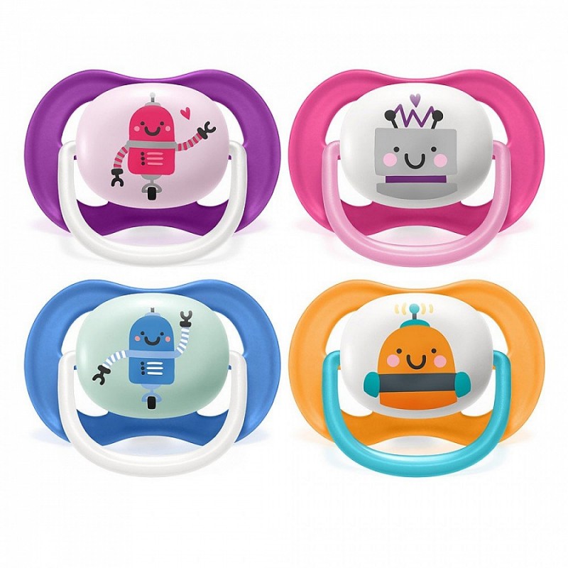 پستانک ارتودنسی  18-6 ماه فیلیپس اونت Philips Avent بسته دو عددی  SCF080/10