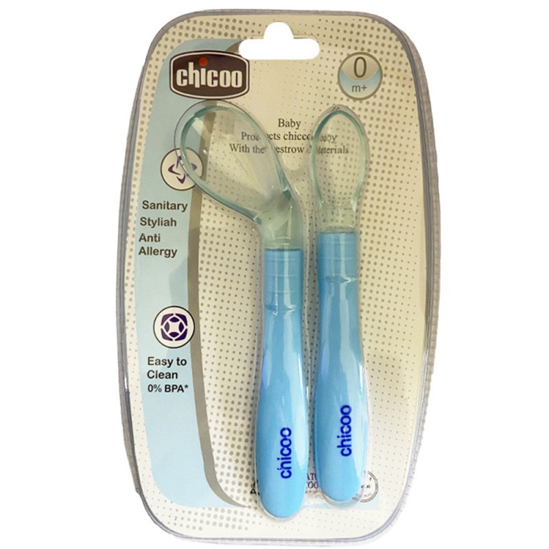 قاشق سرسیلیکونی سرکج و ساده بسته 2 عددی