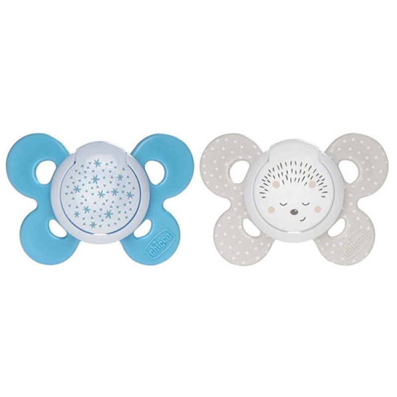 پستانک ارتودنسی شب تاب 16-36 ماه فیزو فورما چیکو Chicco بسته دو عددی