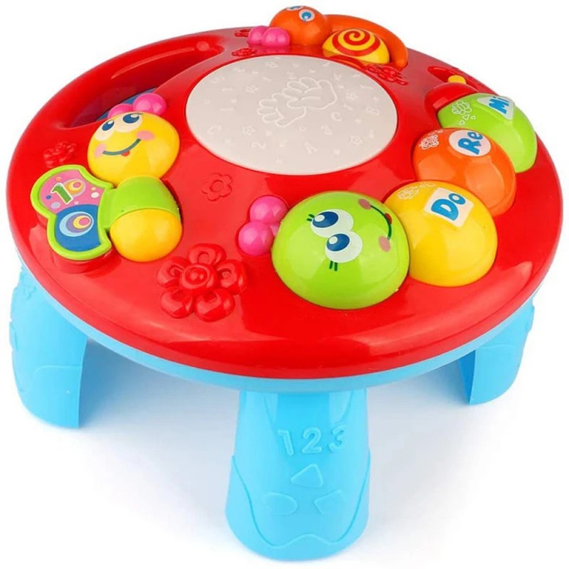 میز بازی موزیکال کودک تات کیدز Tot Kids طرح کرم قرمز