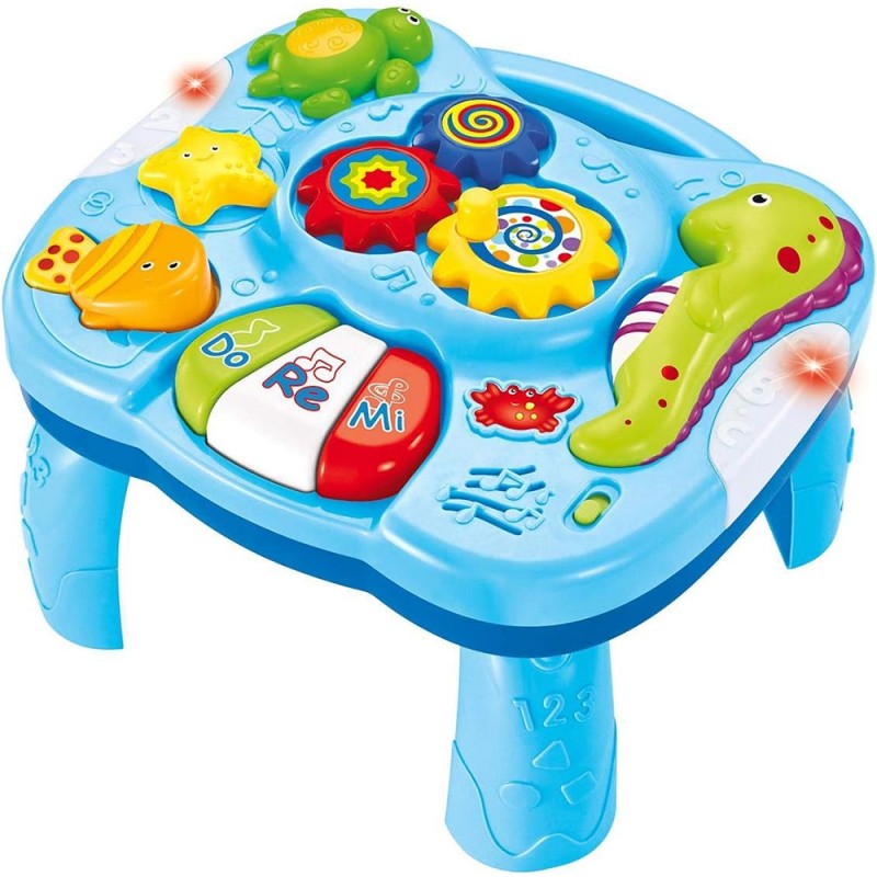 میز بازی موزیکال کودک تات کیدز Tot Kids طرح اسب آبی