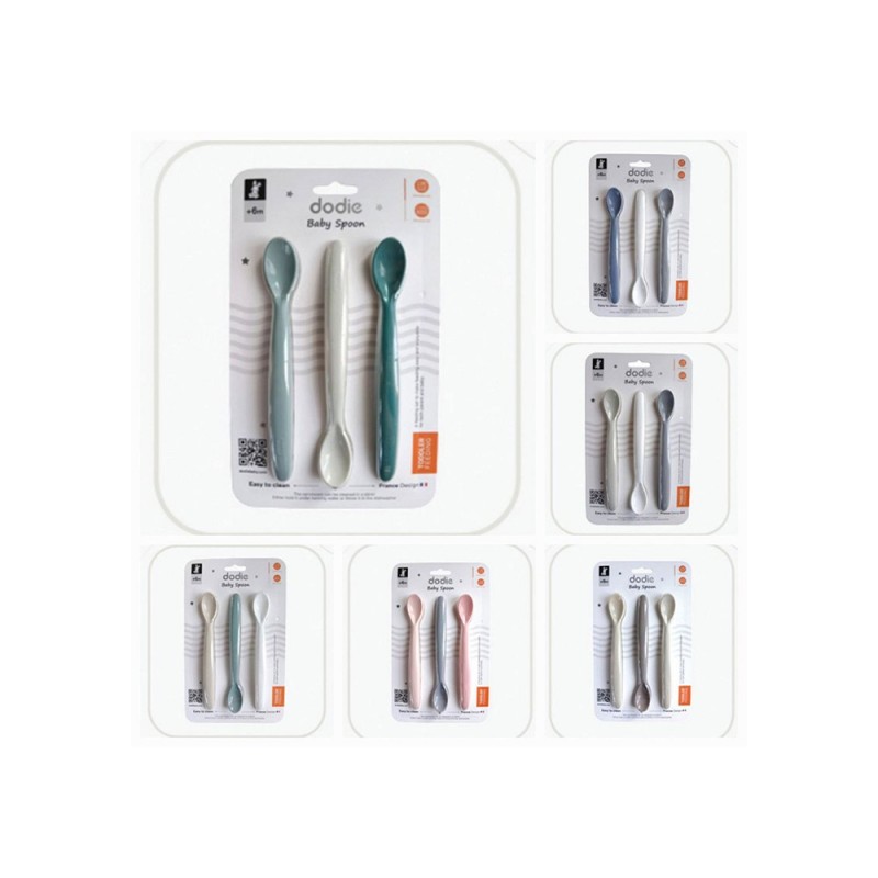 ست قاشق  کودک دودیه DODIE بسته 3 عددی