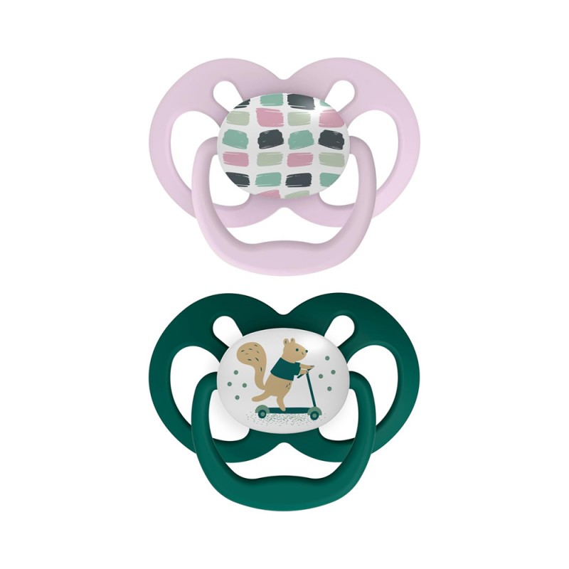 پستانک ارتودنسی بادامی 6تا18 ماه دکتر براون Dr Brown’s طرح سنجاب