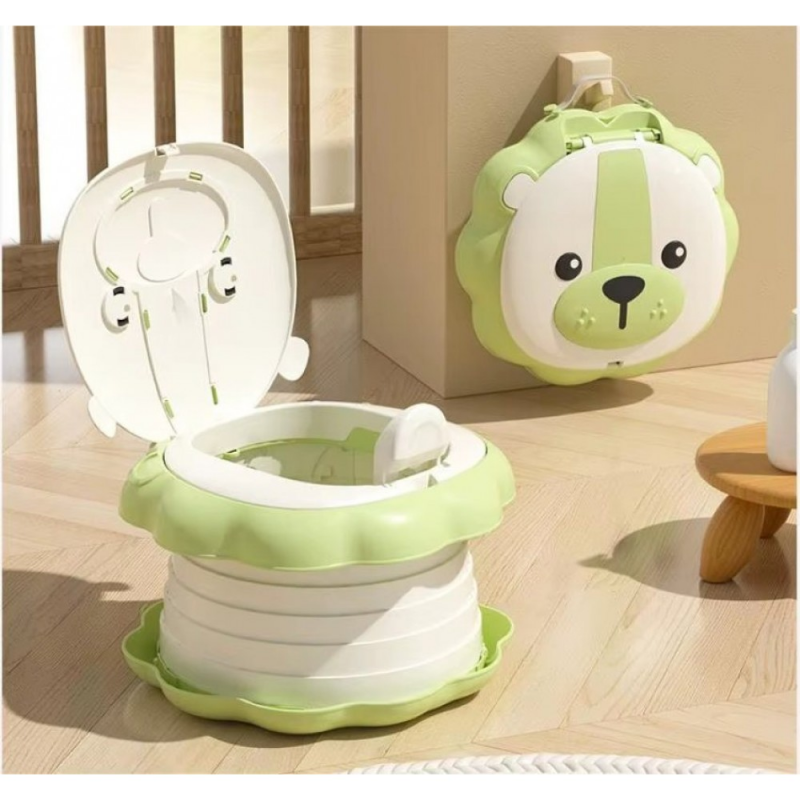 صندلی توالت کودک تاشو مسافرتی طرح خرس