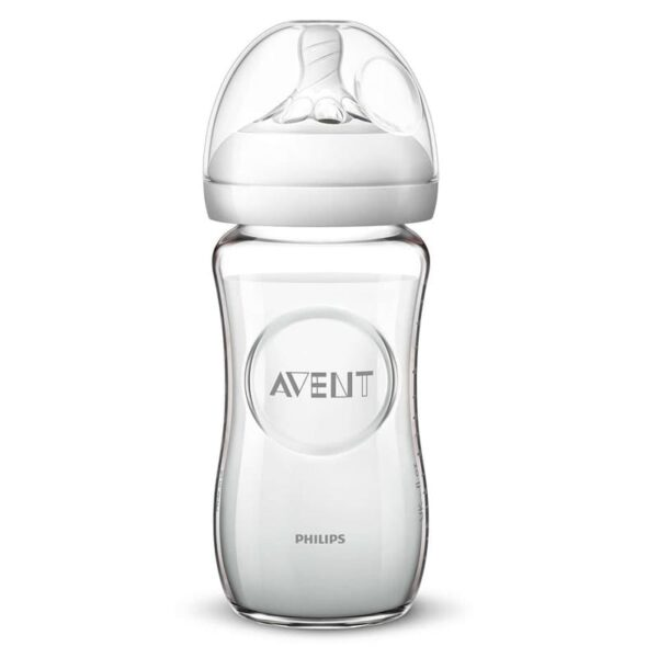 شیشه شیر نچرال پیرکس 1+ ماه فیلیپس اونت PHILIPS AVENT ظرفیت 240 میلی لیتر