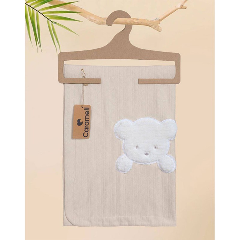 پتو نوزادی  کارامل caramell طرح  خرس