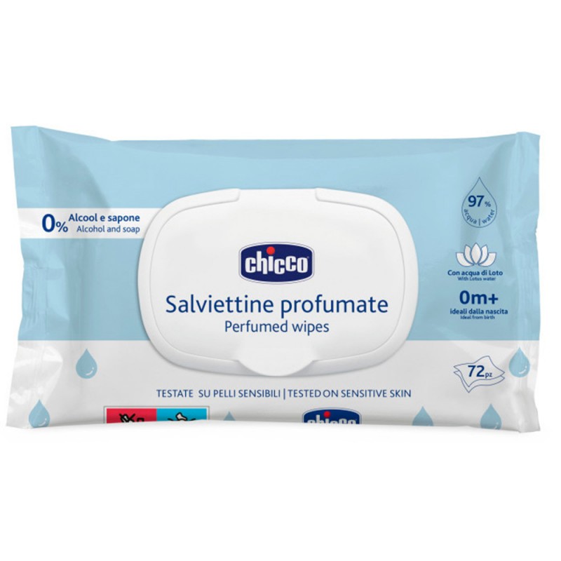 دستمال مرطوب چیکو Chicco بسته 72 عددی