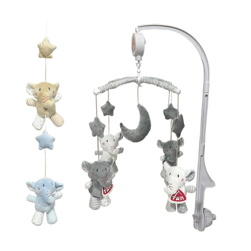 آویز تخت موزیکال بیبی فان Baby Fun  طرح فیل