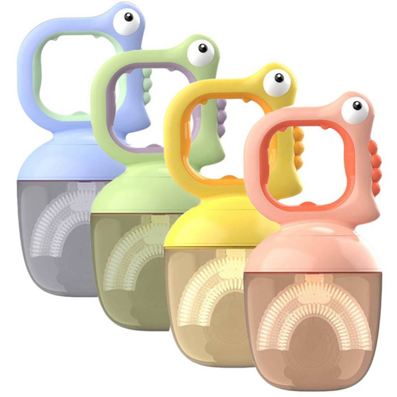 مسواک چرخشی سیلیکونی طرح تمساح