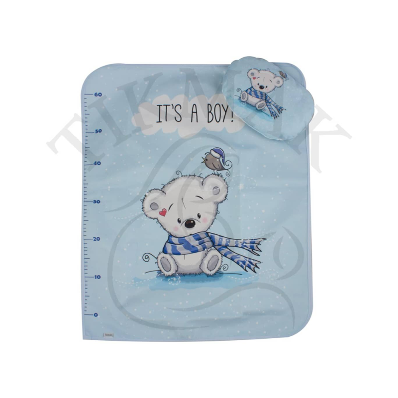 زیرانداز تعویض بالش دار نوزاد تیک مک tikmak