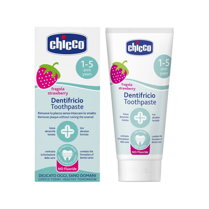 خمیردندان 1-5 سال چیکو chicco با طعم توت فرنگی ظرفیت 50 میلی لیتر