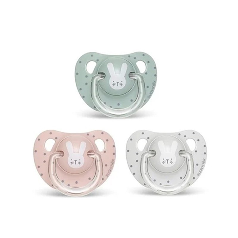 پستانک ارتودنسی 0 -6 ماه سواوینکس Suavinex طرح خرگوش