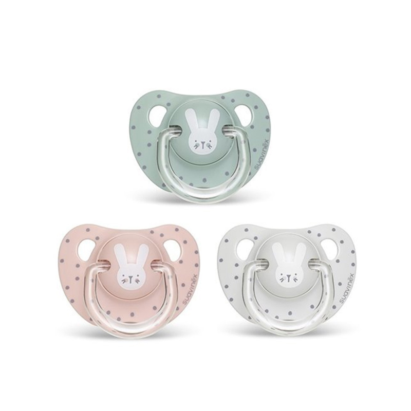 پستانک ارتودنسی+18 ماه سواوینکس Suavinex طرح خرگوش