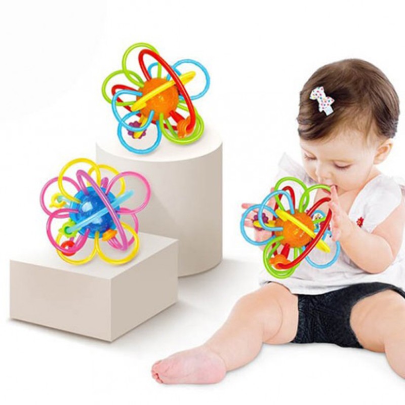 جغجغه دندانگیر طرح لانه زنبور هولی تویز Huile Toys  کد 1106