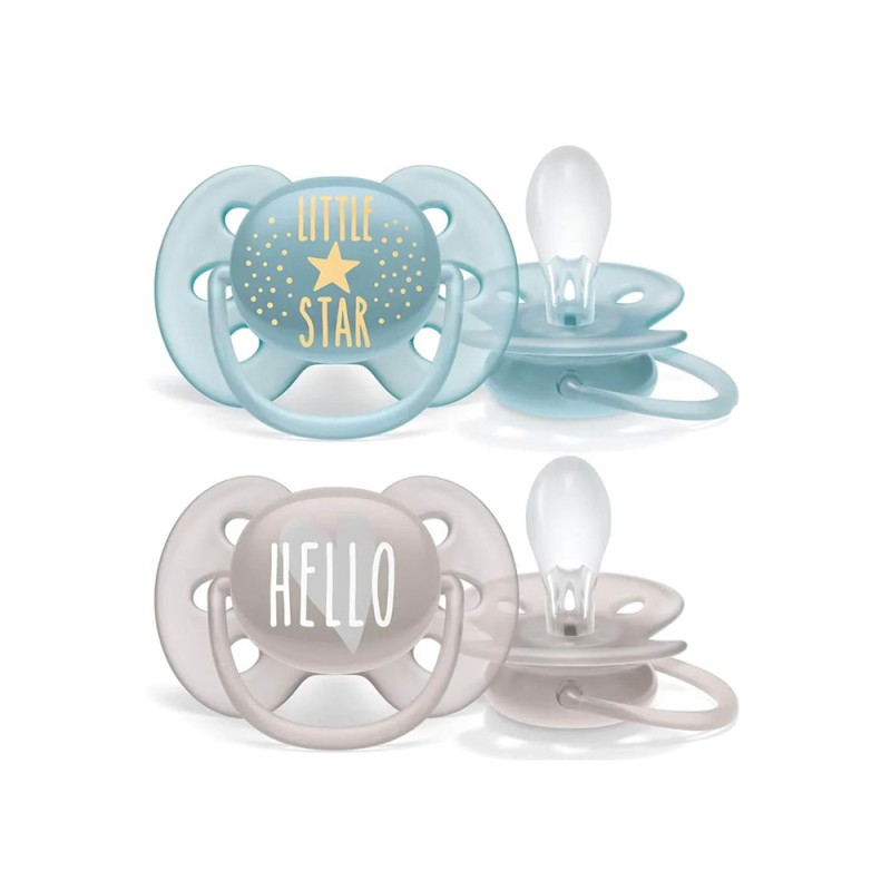 پستانک ارتودنسی  18-6 ماه فیلیپس اونت Philips Avent بسته دو عددی  SCF228/01