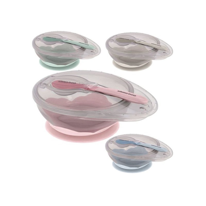 ظرف غذا با قاشق چسبان کیکابو KIKKABOO