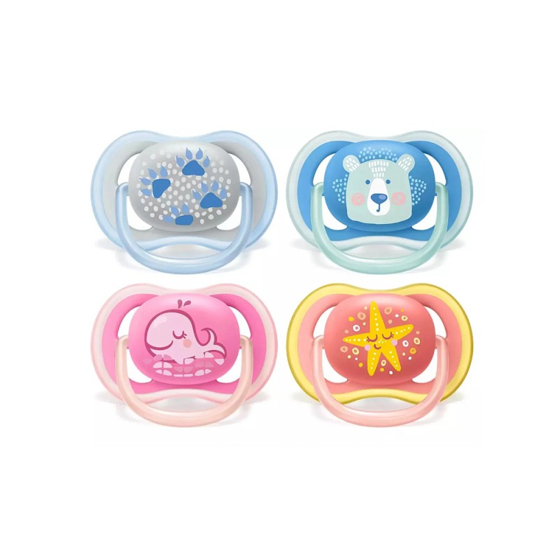 پستانک ارتودنسی  18-6 ماه فیلیپس اونت Philips Avent بسته دو عددی  SCF085/06